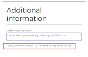 New Activation