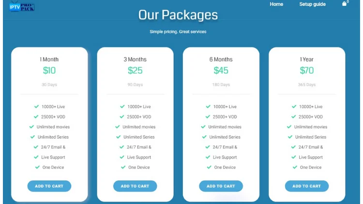 ProPack IPTV