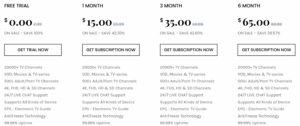 Ottocean IPTV Pricing